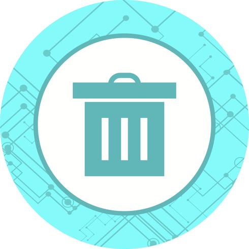 Trash Icon Design vector