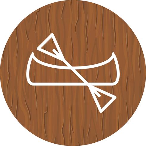 Canoe Icon Design vector