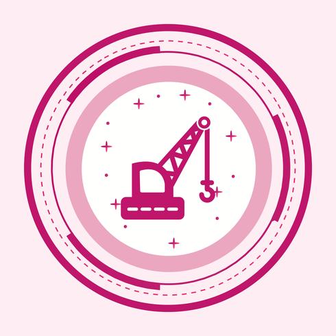 Crane Icon Design vector