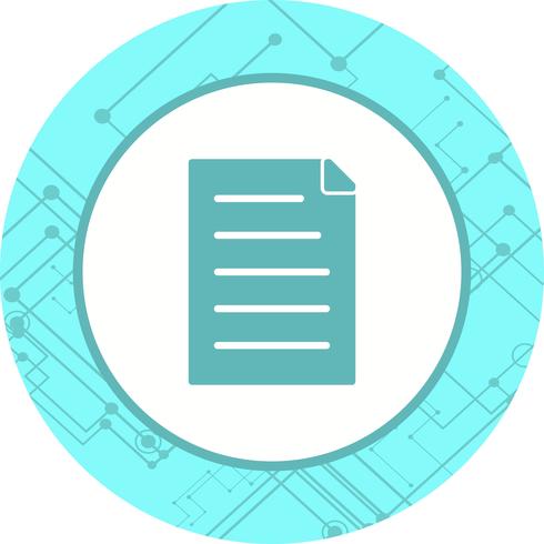 Document Icon Design vector