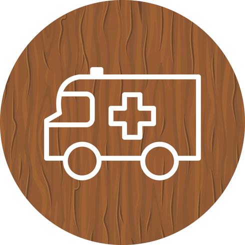 Ambulancia Icon Design vector