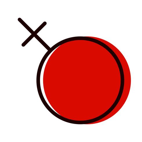 Female Icon Design vector