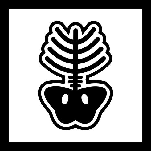 Xray Icon Design vector