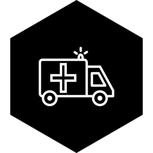 Ambulancia Icon Design vector