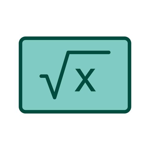 Formula Icon Design vector