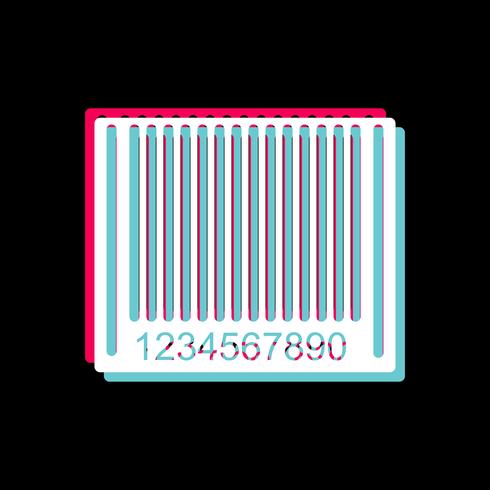 Barcode Icon Design vector