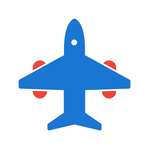 Airplane Icon Design vector
