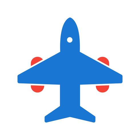 Airplane Icon Design vector