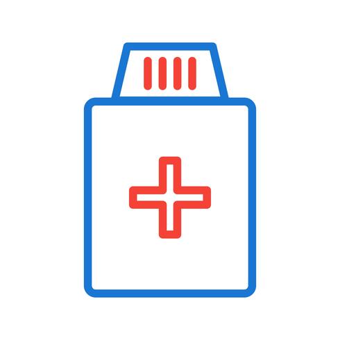 Medicine Bottle Icon Design vector