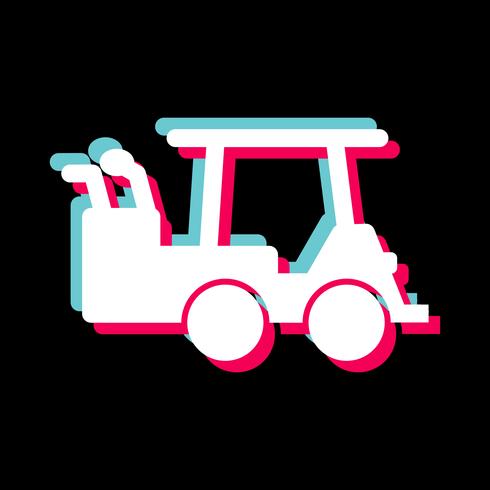 Golf Cart Icon Design vector