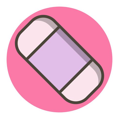 Eraser Icon Design vector