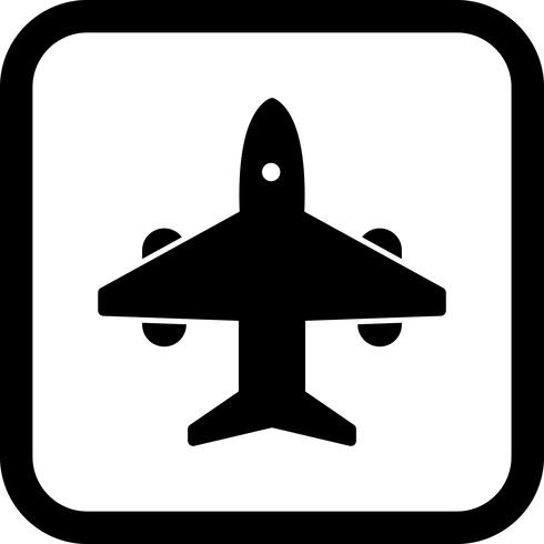 Diseño de icono de avión vector