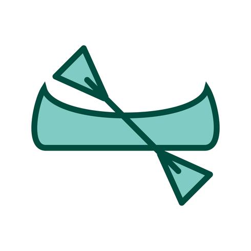 Canoe Icon Design vector