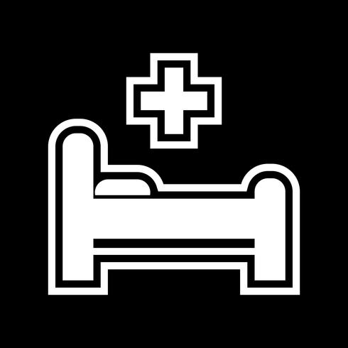 Diseño de icono de cama vector