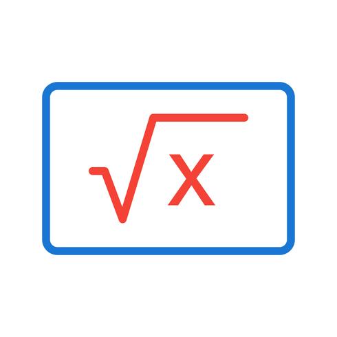 diseño de icono de fórmula vector
