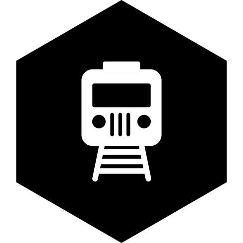 Diseño de iconos de trenes vector