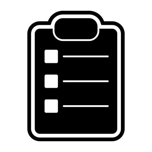 List Icon Design vector