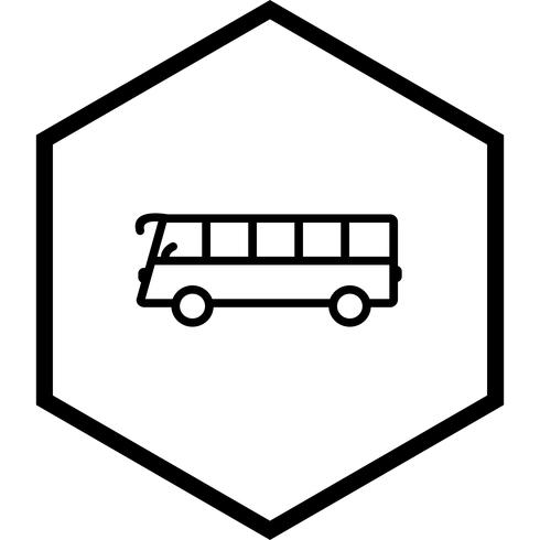 Diseño de ícono de autobús vector