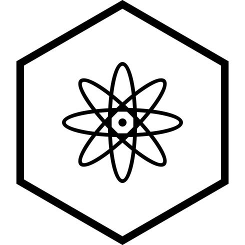 Atom Icon Design vector