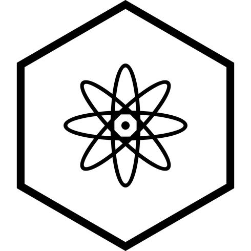 Atom Icon Design vector