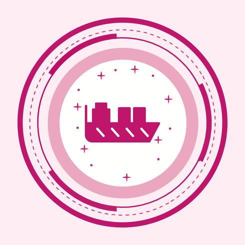 Diseño de icono de barco vector