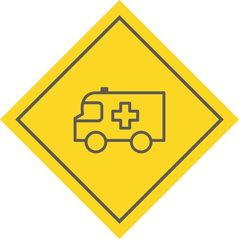 Ambulance Icon Design vector