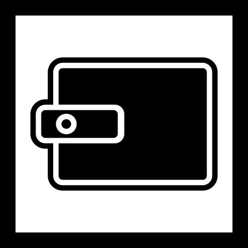 Wallet Icon Design vector