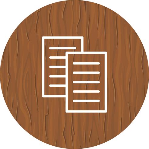 Files Icon Design vector