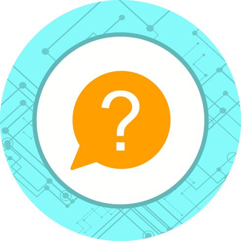 Question Icon Design vector