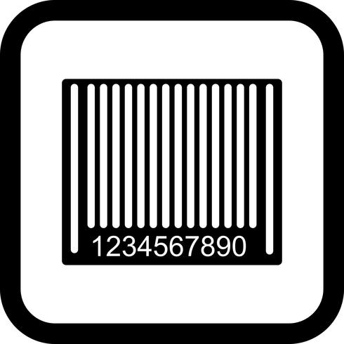 Barcode Icon Design vector