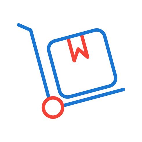 Trolley Icon Design vector