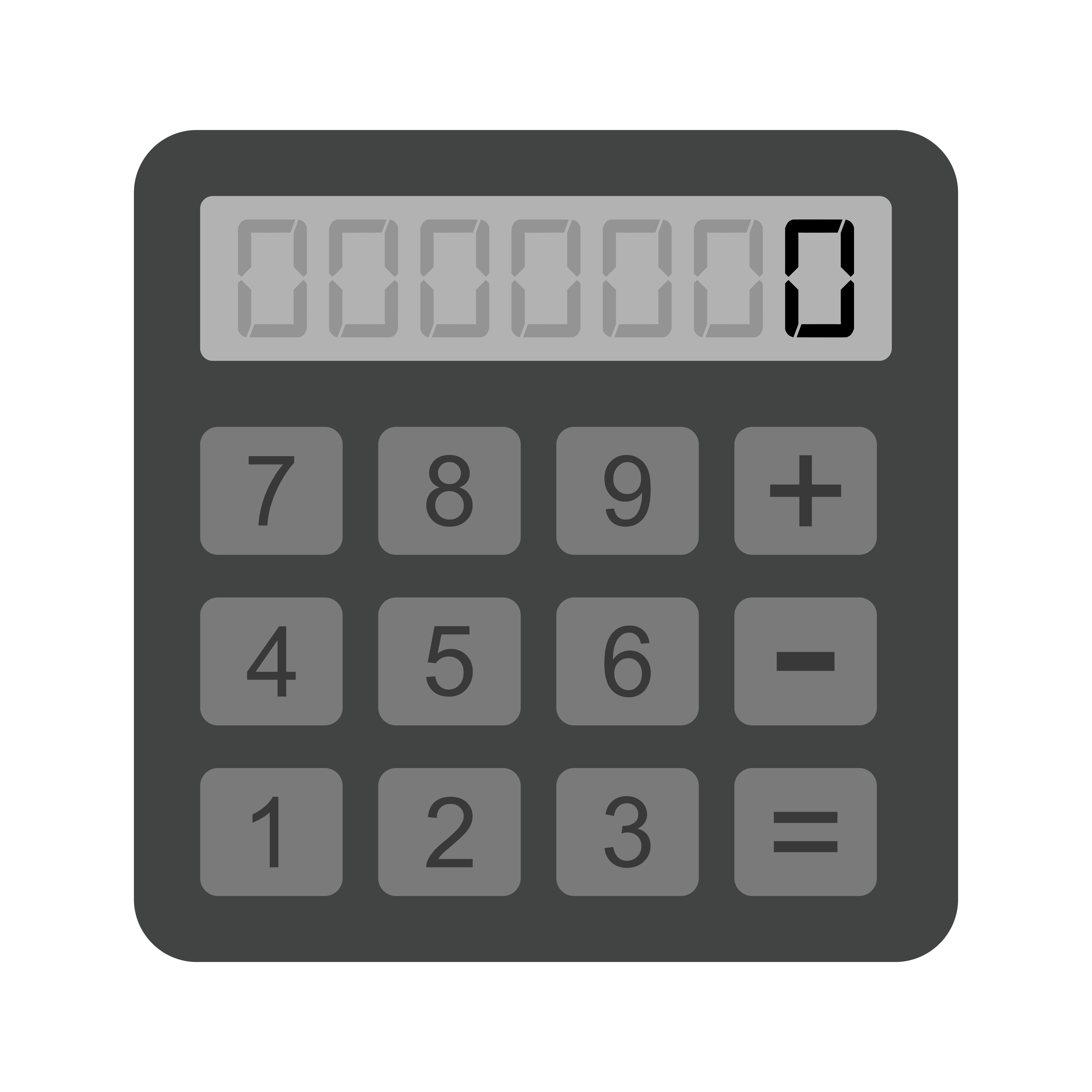Calculator Icon Design 499570 Vector Art at Vecteezy