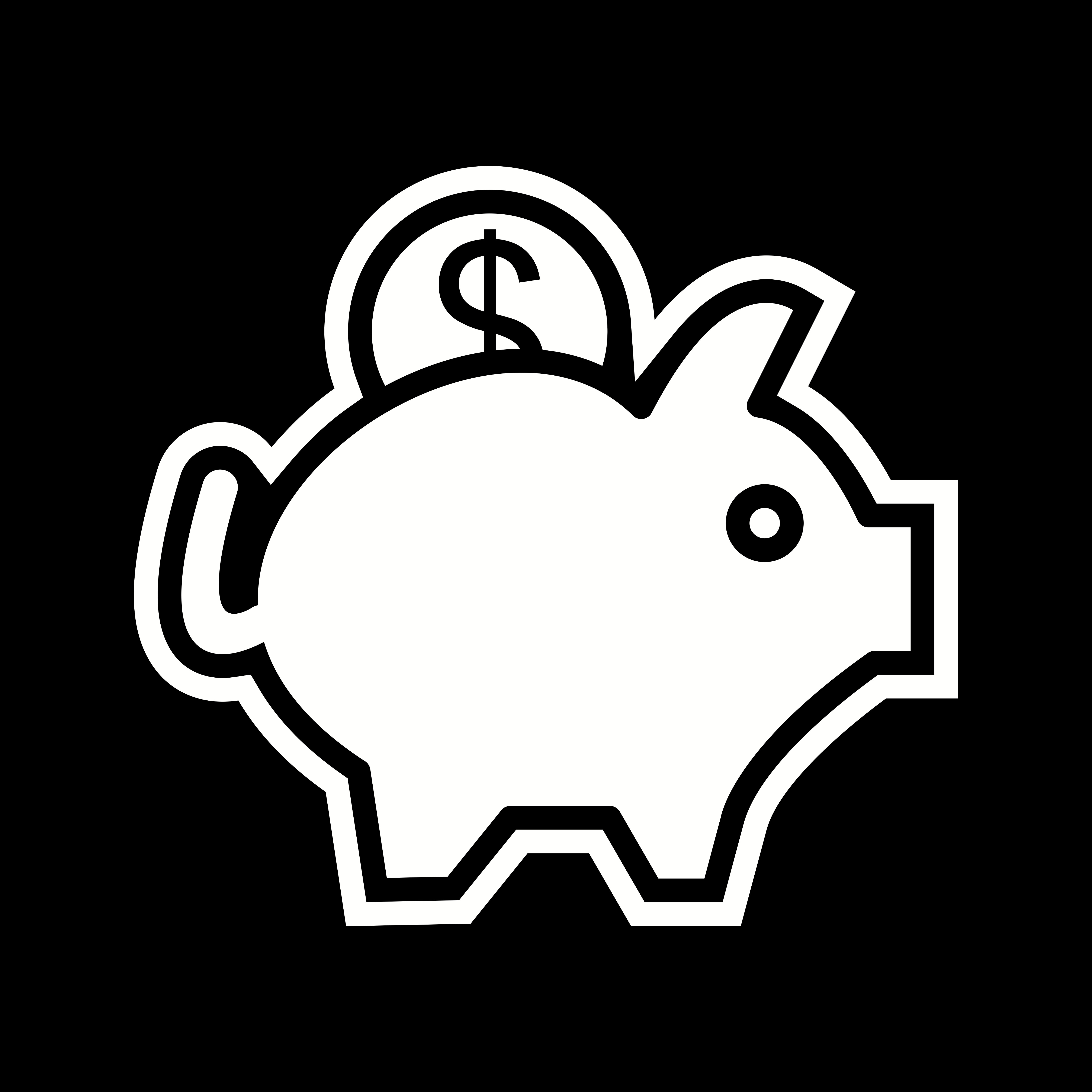 Piggy Bank Icon Design 499621 Vector Art at Vecteezy