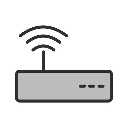 Diseño de icono de wifi vector