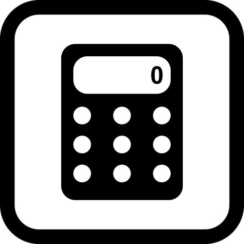 Diseño de iconos de calculadora vector