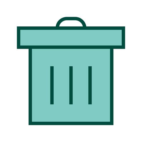 Diseño de iconos de basura vector