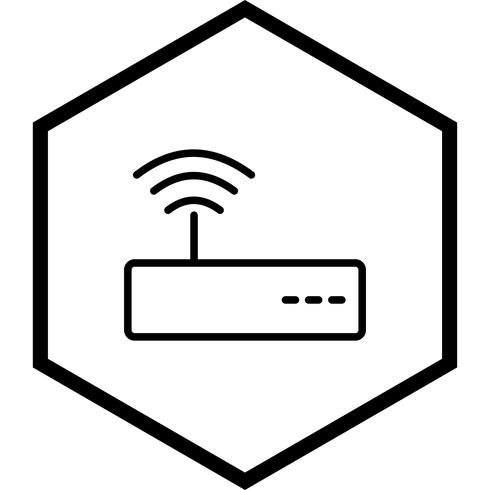 Diseño de icono de wifi vector