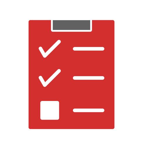 Checklist Icon Design vector