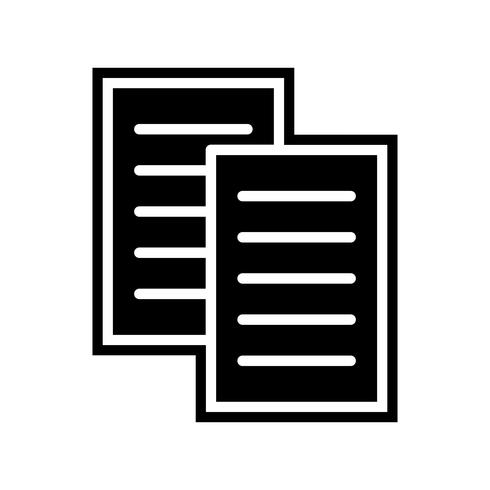 Files Icon Design vector