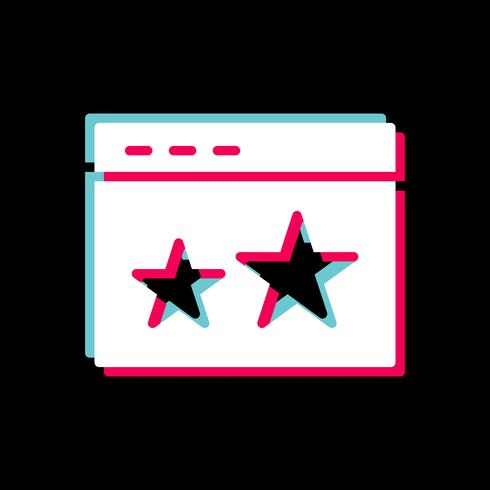  Starred Icon Design vector