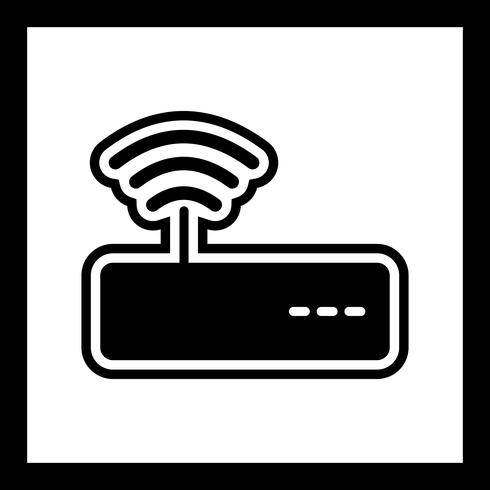 Diseño de icono de wifi vector