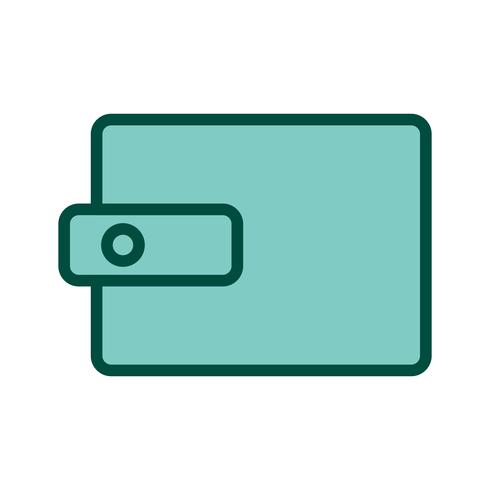 Wallet Icon Design vector