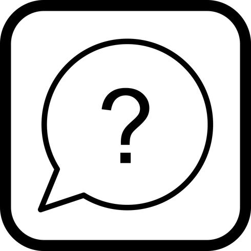 Question Icon Design vector