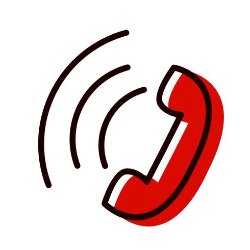 Active Call Icon Design vector