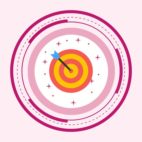 Target Icon Design vector