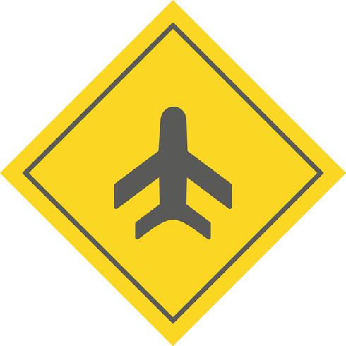 Airplane Icon Design vector