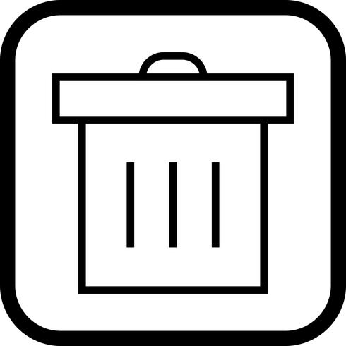 Trash Icon Design vector