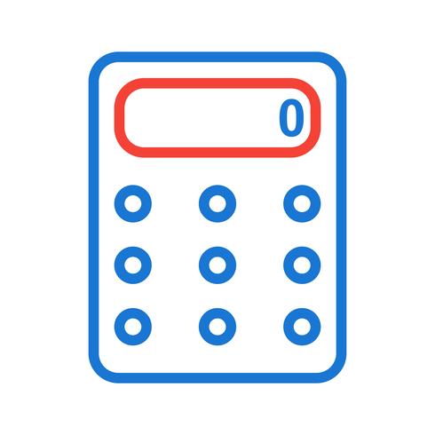 Diseño de iconos de calculadora vector