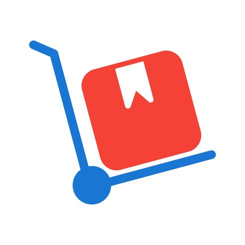 Trolley Icon Design vector