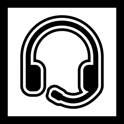 Headphones Icon Design vector